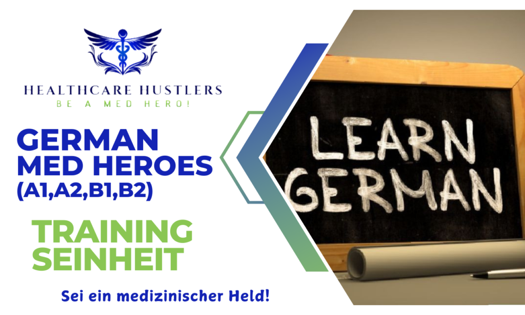 German MedHeroes Language Program: A1 Level, A2 Level, B1 Level, B2 Leve